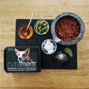 nutriment pet food dog lamb