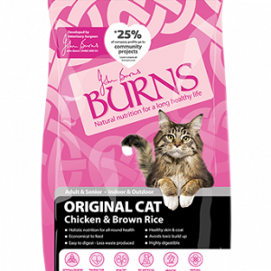 burns pet food cat chicken and brown rice