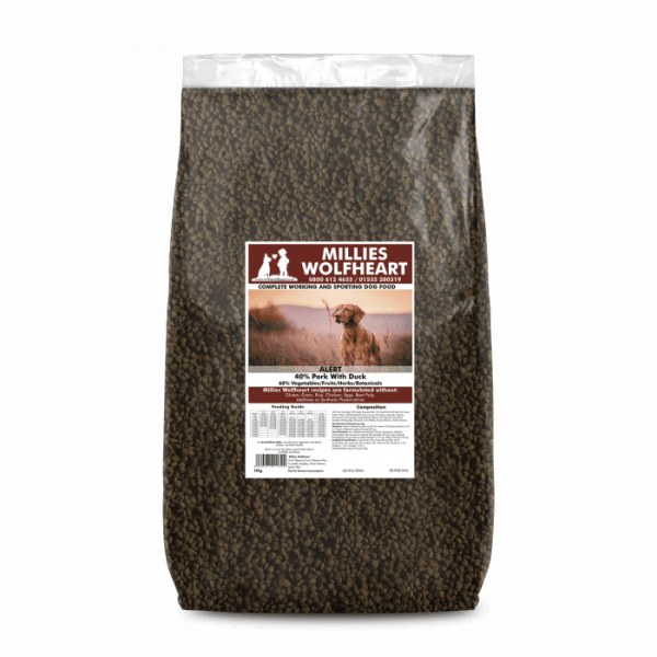 millies wolfheart dog food dry