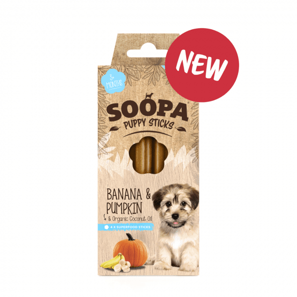 soopa dog pet food banana and pumpkin chew