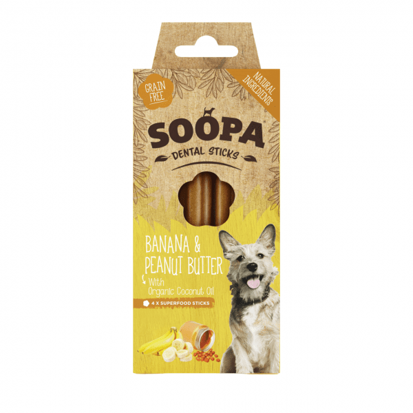 soopa dog pet food banana chew