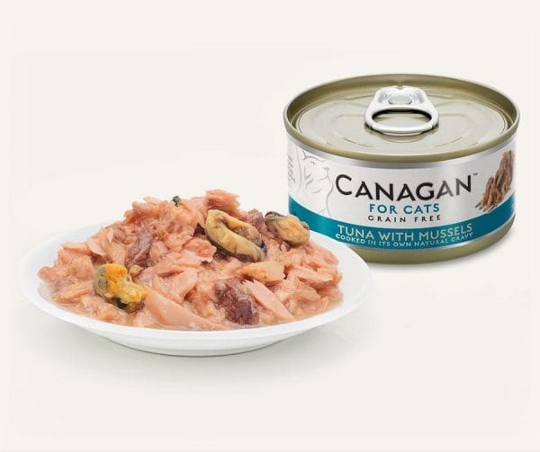 canagan food pet tuna cats mussels