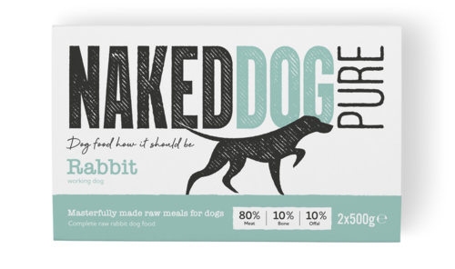 Naked Dog Pure Rabbit 2x 500g Simply Pets