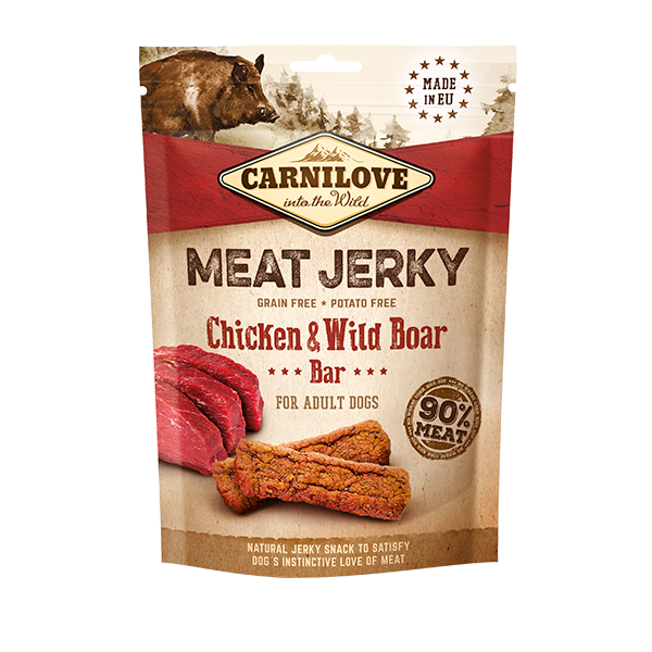 Carnilove Jerky Chicken & Wild Boar Bar – Simply Pets