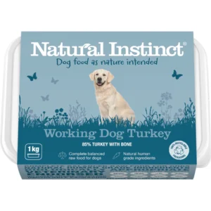 Natural Instinct Working Dog Turkey 2x500g - Image 1