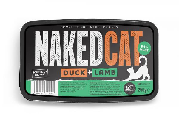 Naked Cat Duck & Lamb 250g